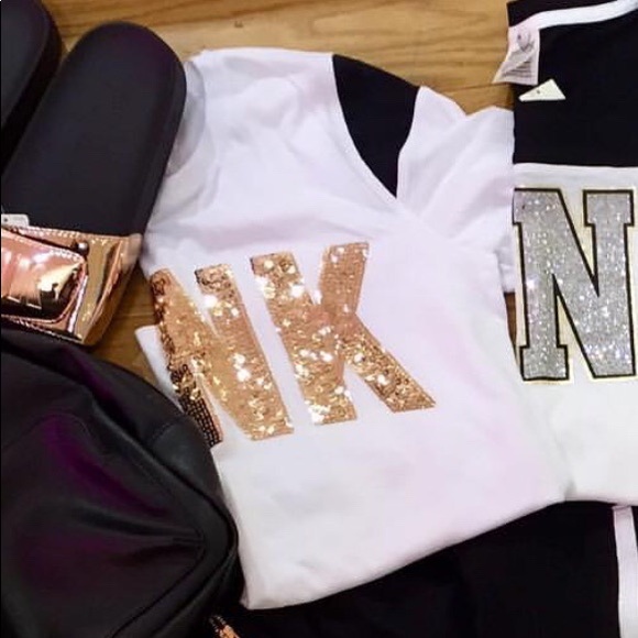 Victoria's Secret PINK Bling Tee - Picture 6 of 6